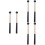 3Pairs Portable Drum Mallets Durable Practice Drumsticks 8