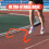 2Pcs Practical Orange Football Training Hurdles with Detachable Design 7