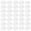 50Pcs Durable Plastic Gallon Barrel Seal Covers White Waterproof Caps 10