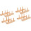 4Pcs Solid Wood Thread Holder Compact Sewing Spool Organizer 3