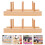 4Pcs Solid Wood Thread Holder Compact Sewing Spool Organizer 8