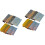 16Pcs Glitter Faux Sheets Shiny Material for Creative DIY Use 4