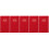 5Pcs Business Planning Notebook Red Portable Schedule Notepad 11