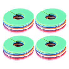 72Pcs Colorful Plastic Clothing Size Separators Hanger Rack Dividers