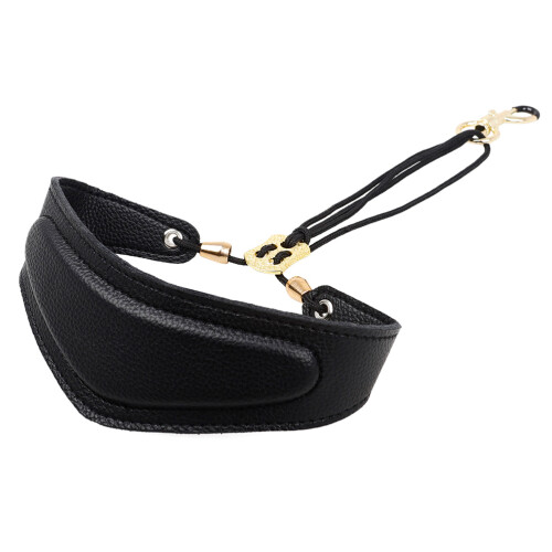2Pcs Professional Saxophone Neck Strap Black Strong Metal Hook