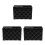 3Pcs Hair Scissors Case Black Practical Storage for Hairdressing Tools 4