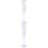 2Pcs Glass Cups Chic Wine Goblets Perfect for Wedding Party 5