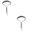 2Pcs Professional Saxophone Neck Strap Black Strong Metal Hook 5