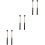 3Pairs Portable Drum Mallets Durable Practice Drumsticks 7