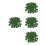 400Pcs Small Plastic Mini Fake Trees for Train Scenery & DIY Projects 4