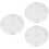 3Pcs Transparent 360 Rotating Acrylic Turntable Kitchen Storage Tray 6
