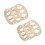 4Pcs Lightweight Khaki Glass Cup Sleeves Cup Protective Covers 1