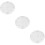 3Pcs Transparent 360 Rotating Acrylic Turntable Kitchen Storage Tray 9