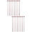 16Pcs Wood Drumsticks for Kids Light Brown Durable Percussion Mallets 6