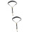2Pcs Professional Saxophone Neck Strap Black Strong Metal Hook 6