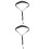 2Pcs Professional Saxophone Neck Strap Black Strong Metal Hook 4