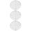 3Pcs Transparent 360 Rotating Acrylic Turntable Kitchen Storage Tray 8
