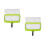 2Pcs Fine Mesh Pool Cleaning Net Light Green Skimmer Tool for Pools 8