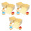 Golden Mini Cake Bases Square Cake Display Board for Cakes 6