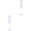 2Pcs Glass Cups Chic Wine Goblets Perfect for Wedding Party 3