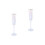 2Pcs Glass Cups Chic Wine Goblets Perfect for Wedding Party 4