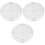 3Pcs Transparent 360 Rotating Acrylic Turntable Kitchen Storage Tray 3