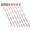 16Pcs Wood Drumsticks for Kids Light Brown Durable Percussion Mallets 8