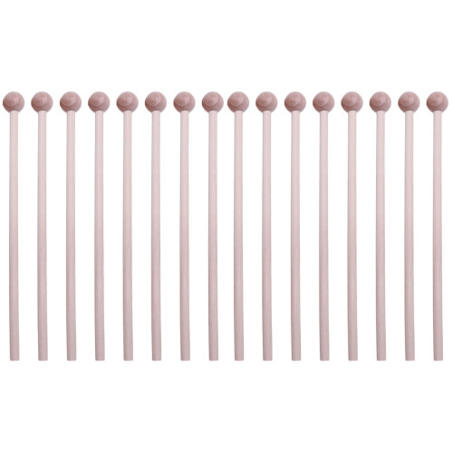 16Pcs Wood Drumsticks for Kids Light Brown Durable Percussion Mallets 2