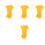 3800Pcs Versatile Yellow Tag Strings for Clothes Price Tags 4