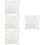4Sets Wandgebonden Bokspads Canvas Wit Voor Vechttraining 8
