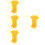 3800Pcs Versatile Yellow Tag Strings for Clothes Price Tags 8