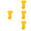 3800Pcs Versatile Yellow Tag Strings for Clothes Price Tags 7