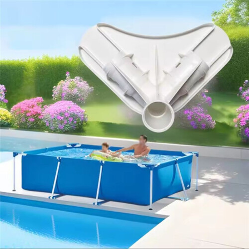 Plastic Tee Adapter for  Home Pool Bracket Parts Pool Frame Corner Support Replacement Part for Above Ground Pools 2
