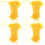 3800Pcs Versatile Yellow Tag Strings for Clothes Price Tags 6