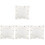 4Sets Wandgebonden Bokspads Canvas Wit Voor Vechttraining 3