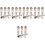 20St Kabelwartel Messing Waterdicht Strain Relief Connector 4