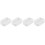 Garlic Grinders Abs White 8pcs 3.93x2.55x0.90in 3