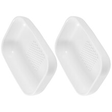 Garlic Grinders Abs White 8pcs 3.93x2.55x0.90in