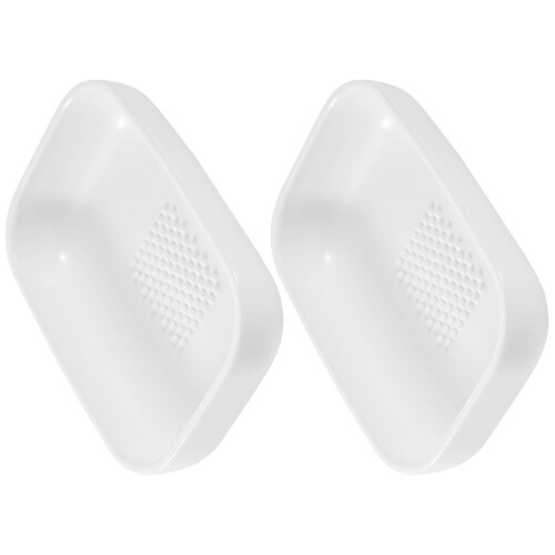 Garlic Grinders Abs White 8pcs 3.93x2.55x0.90in