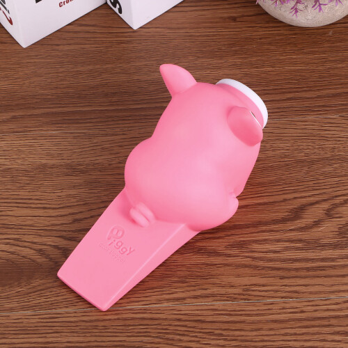 3St Cartoon Deurstopper PVC Varkensdesign Roze Deurbescherming 2