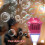 Automatic Bubble Machine Vertical Streetlight Bubble Maker with Sound Light for Birthday Wedding Christmas Party Red 3
