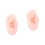 2St Khaki Silicone Oor Model Voor Piercing Training En Sieraden 4
