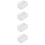 Garlic Grinders Abs White 8pcs 3.93x2.55x0.90in 7
