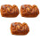 3St Simulation Brood Chocolade PU Fake Model Voor Decoratie 3