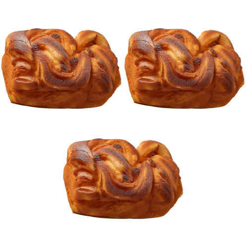 3St Simulation Brood Chocolade PU Fake Model Voor Decoratie 2