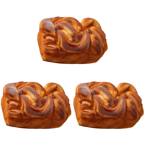 3St Simulation Brood Chocolade PU Fake Model Voor Decoratie 1