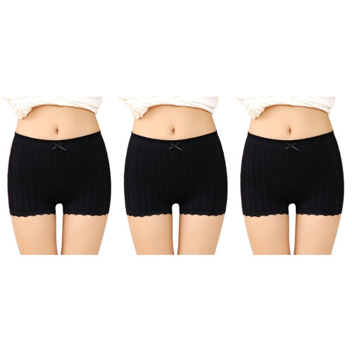 3St Zwarte Leggings Vrouwelijk Ademend Midden Taille Elastisch 2