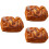 3St Simulation Brood Chocolade PU Fake Model Voor Decoratie 6
