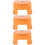 3St Multifunctionele Plastic Kinderkruk Voor Kind 7