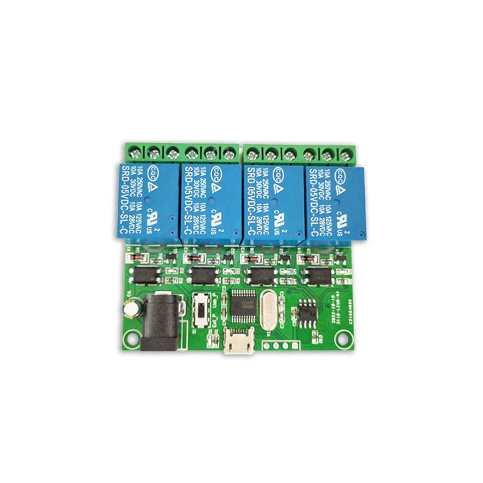 Lcus-4 4 Channel Usb Relay Module Intelligent Control Control Relay 6031192251684
